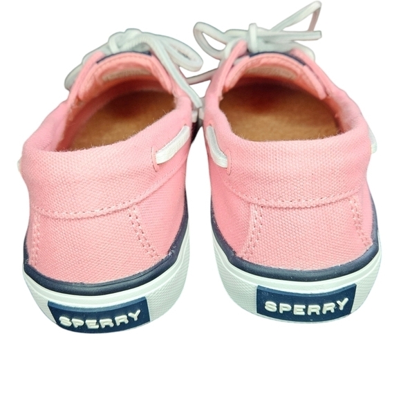 Sperry Bahama Topsider Boat Shoes Pink NWOT Sz 5.5 Pink Boat Shoes Slip On - Picture 4 of 8